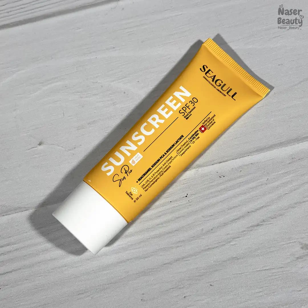 ضد آفتاب رنگی SPF30 سی گل | فاقد چربی و مناسب پوست چرب — تصویر ۵