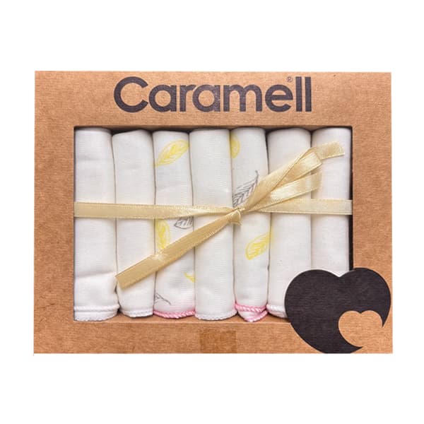 دستمال خشک کن ارگانیک نوزاد برند کارامل caramell مدل رنگی