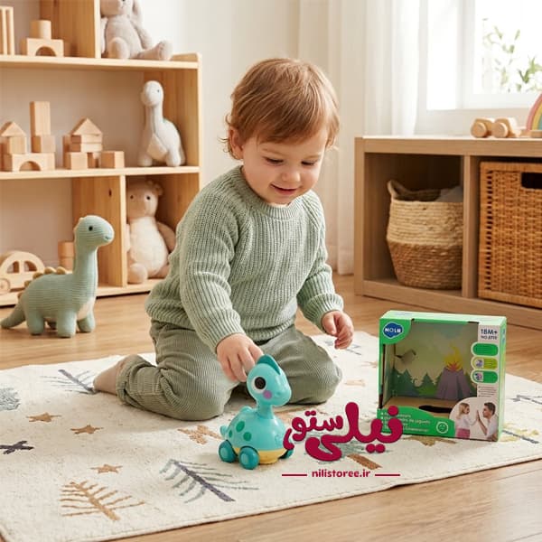 اسباب بازی دایناسور موزیکال برند هولی تویز HOLA TOYS کد 6110