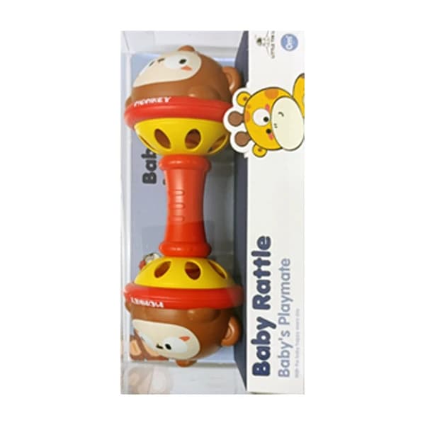 جغجغه نوزاد طرح حیوانات برند baby rattle کد 1163 — تصویر ۲