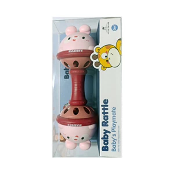 جغجغه نوزاد طرح حیوانات برند baby rattle کد 1163 — تصویر ۳