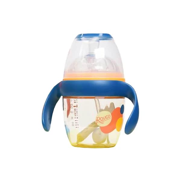 شیشه شیر 180 میل کودک دسته دار برند رووکو Rovco کد 1046 — تصویر ۵