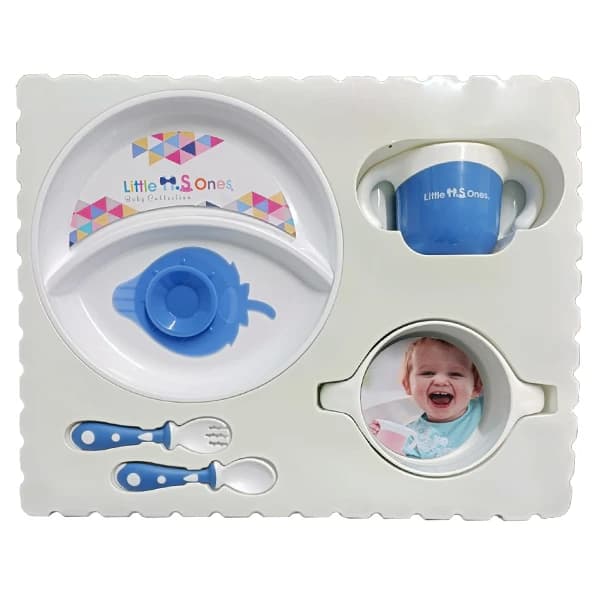 سرویس غذا خوری کودک 5 تکه برند little.h.s.ones کد 431518 — تصویر ۳