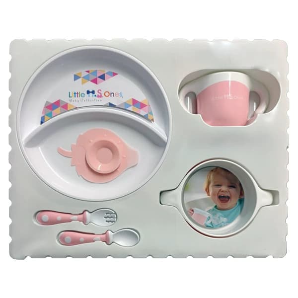 سرویس غذا خوری کودک 5 تکه برند little.h.s.ones کد 431518 — تصویر ۲