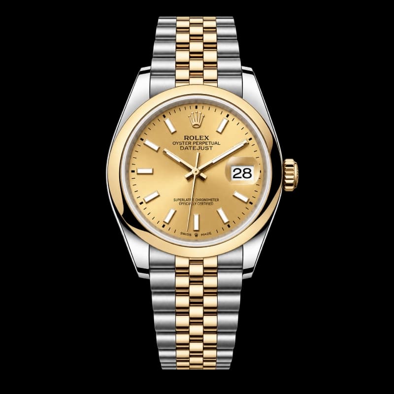 رولکس Datejust 36 شامپاینی دو رنگ | رفرنس M126203-0015 — تصویر ۶