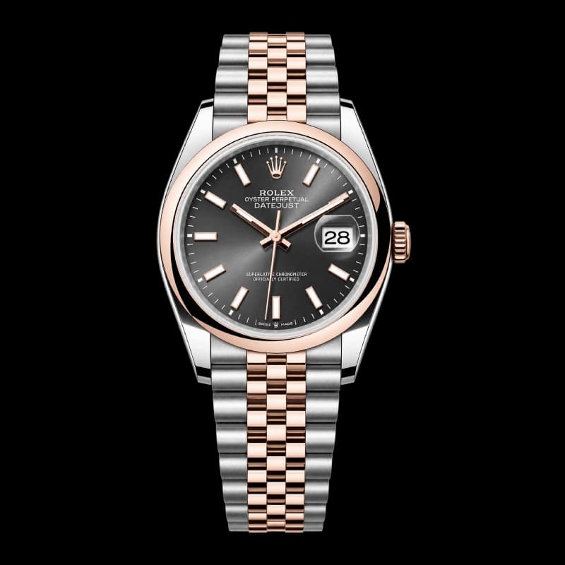 رولکس Datejust 36 Slate دو رنگ رزگلد | رفرنس M126201-0013