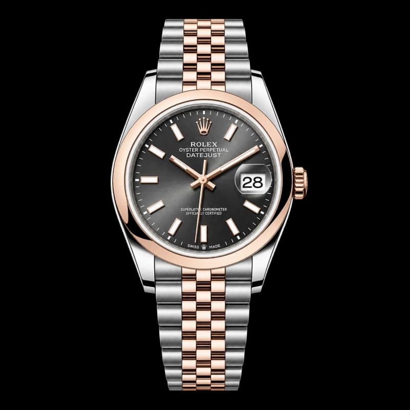 رولکس Datejust 36 Slate دو رنگ رزگلد | رفرنس M126201-0013 — تصویر ۵