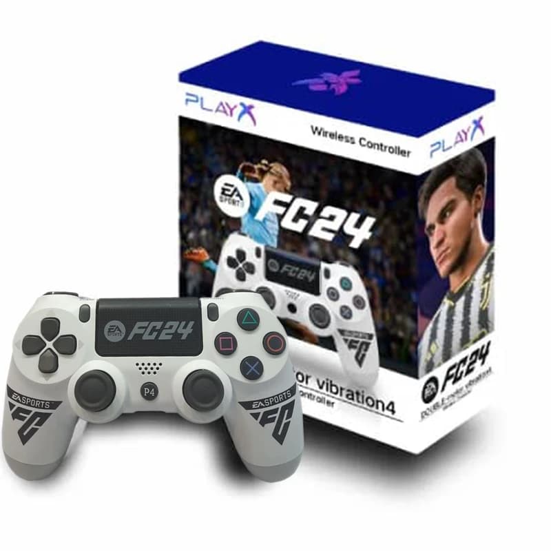 دسته بی سیم پلی استیشن 4 پلی ایکس مدل PLAYX FC24 Blanc — تصویر ۲