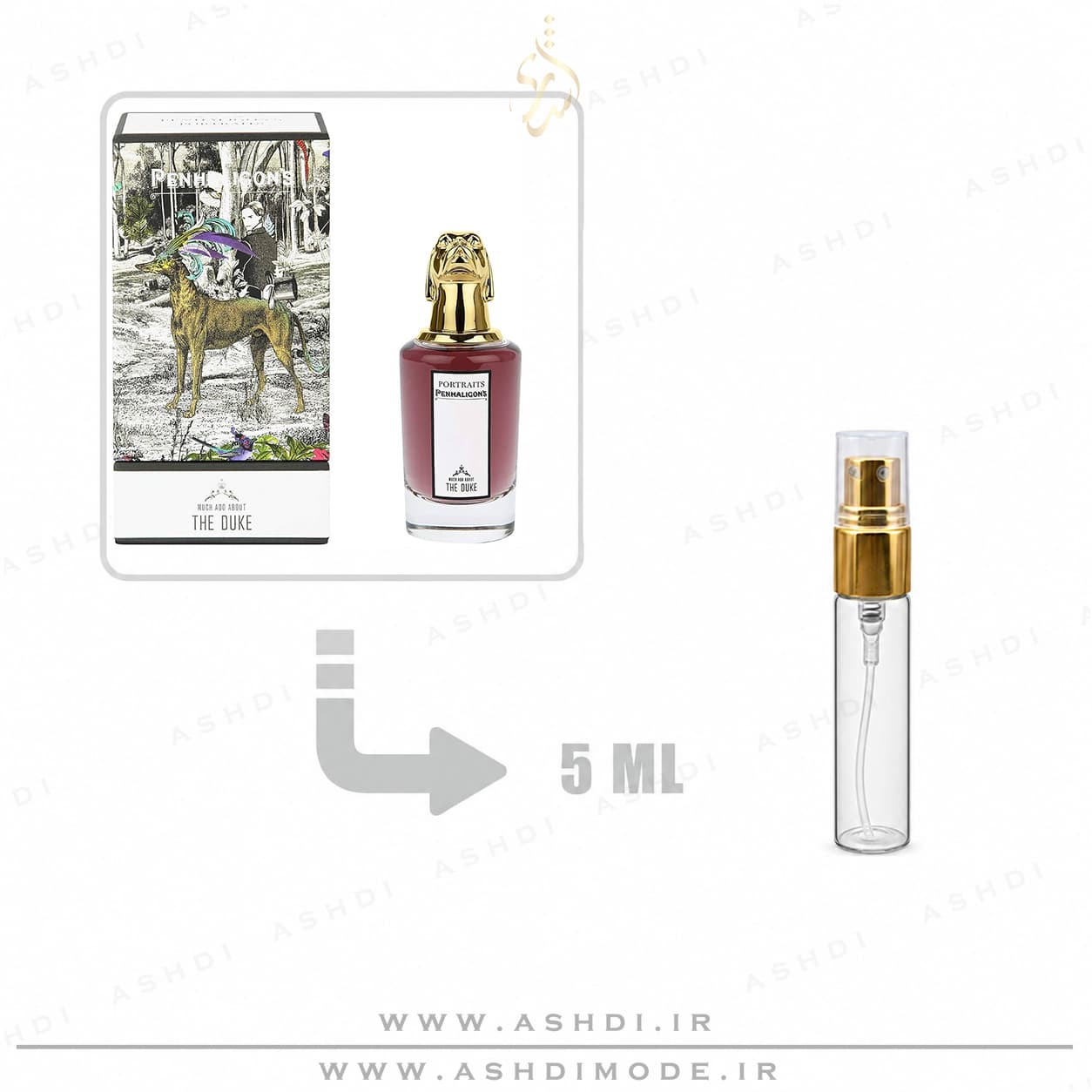 دکانت عطر پنهالیگونز ماچ ادو اباوت د دوک اورجینال 5 میل | Penhaligon’s Much Ado About The Duke 5ml Original Decant