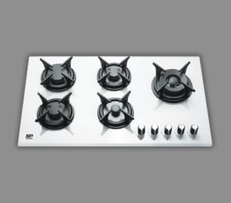 اجاق گاز صفحه‌ای شیشه‌ سفید G 233 WB مسترپلاس