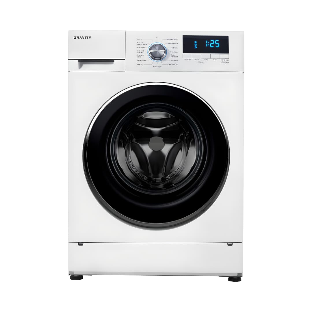 ماشین لباسشویی 9 کیلویی گرویتی مدل GW-709W سفید