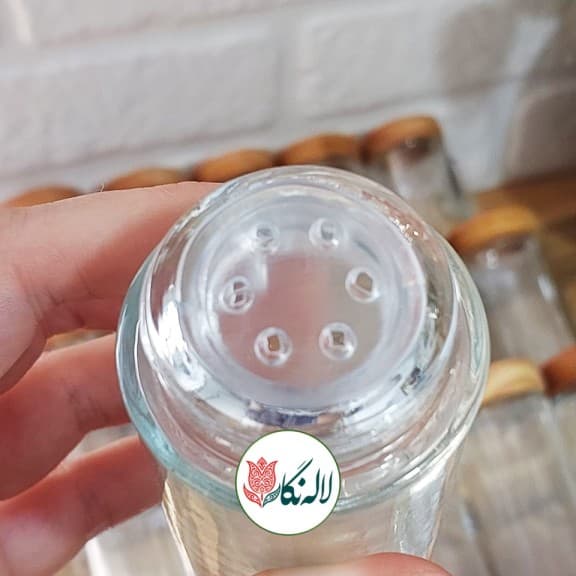 جا ادویه مکارتی درب چوبی رابر 24 عددی — تصویر ۲