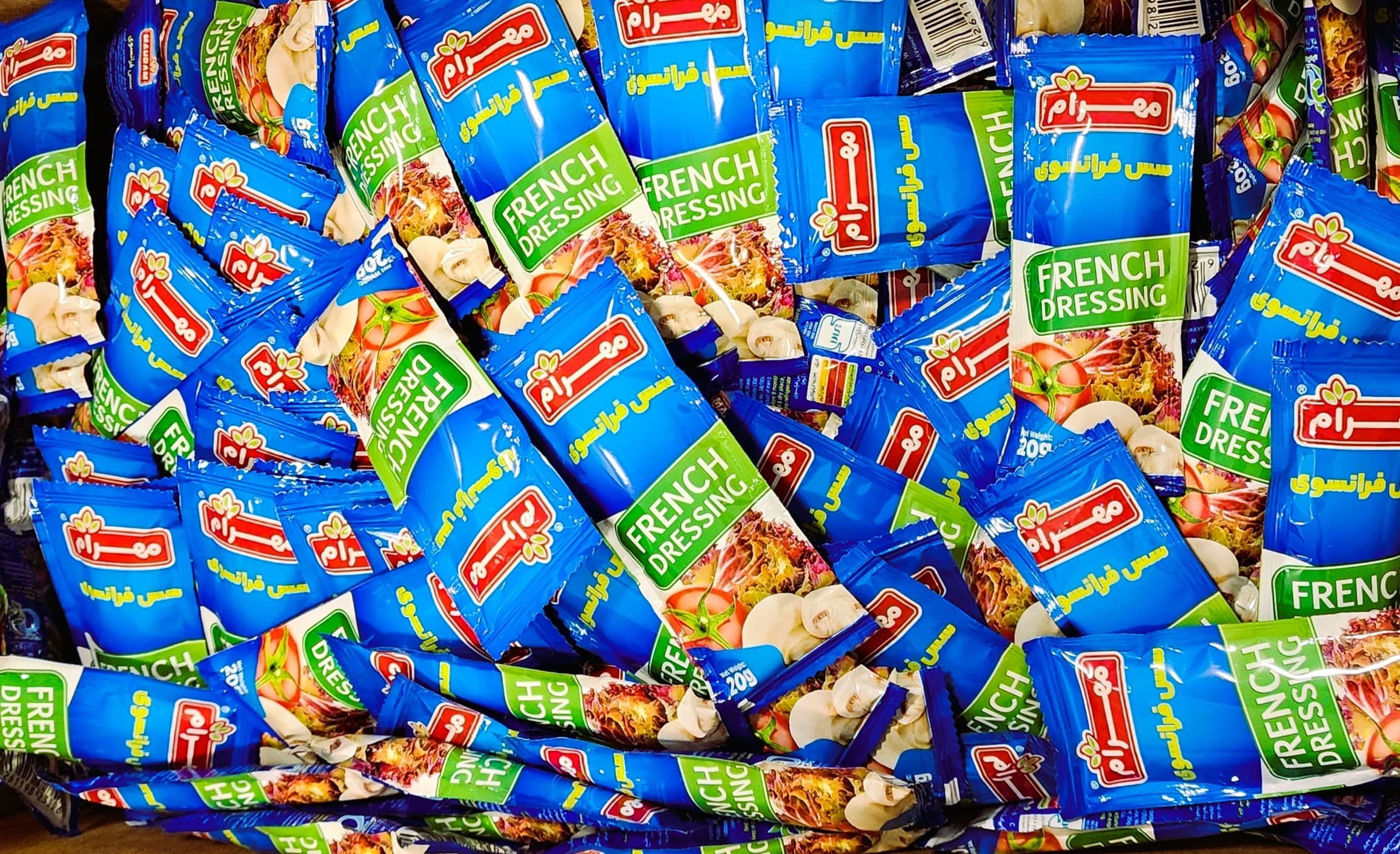 سس فرانسوی ساشه‌ای مهرام ۲۰ گرم کارتن 200 عددی