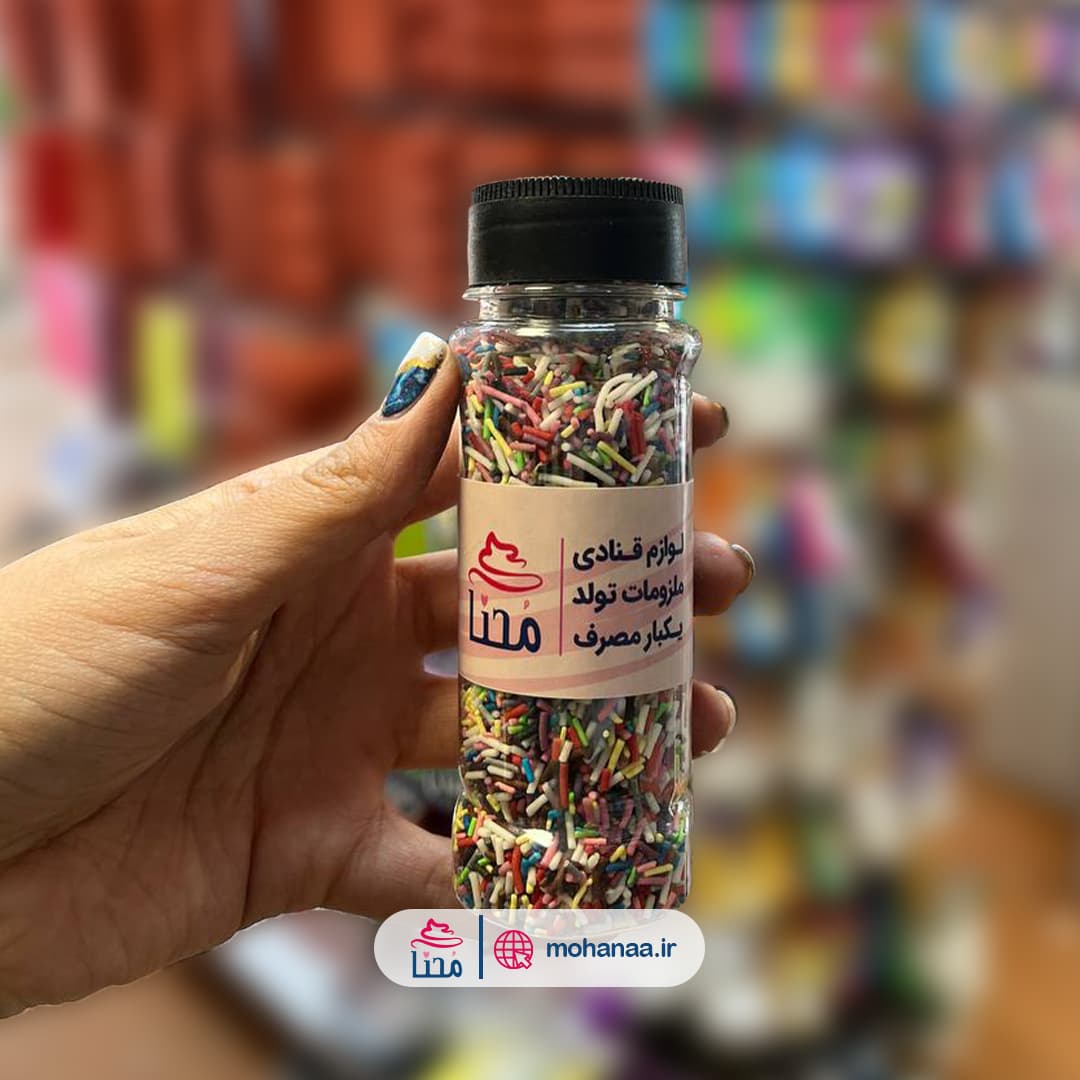 ترافل میله ای مخلوط رنگین کمان