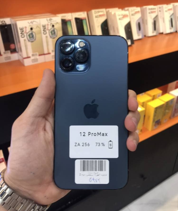 آیفون 12پرومکس| حافظه 256گیگ| باتری 73| iPhone 12Promax | ZA — تصویر ۲