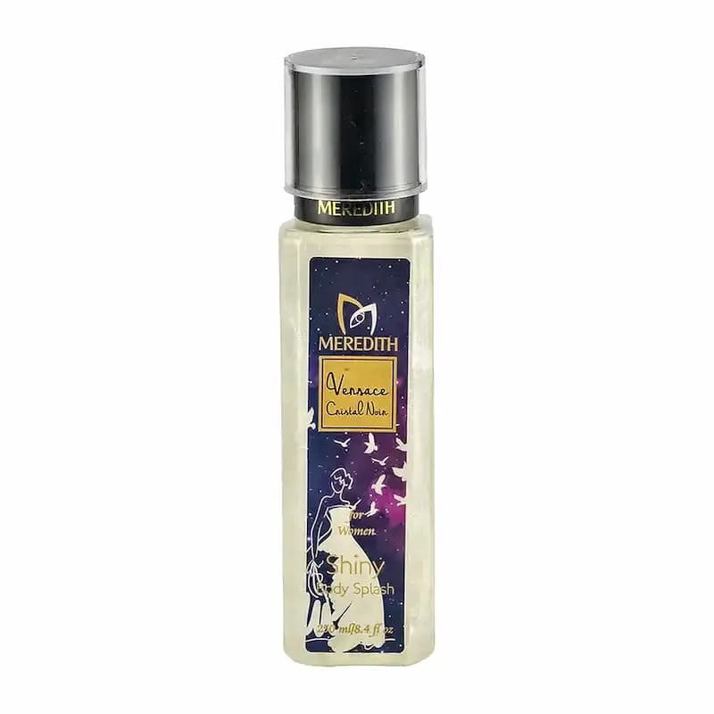 بادی اسپلش زنانه شاین دار مردیت مدل Versace Cristal حجم 250 میلی لیتر
