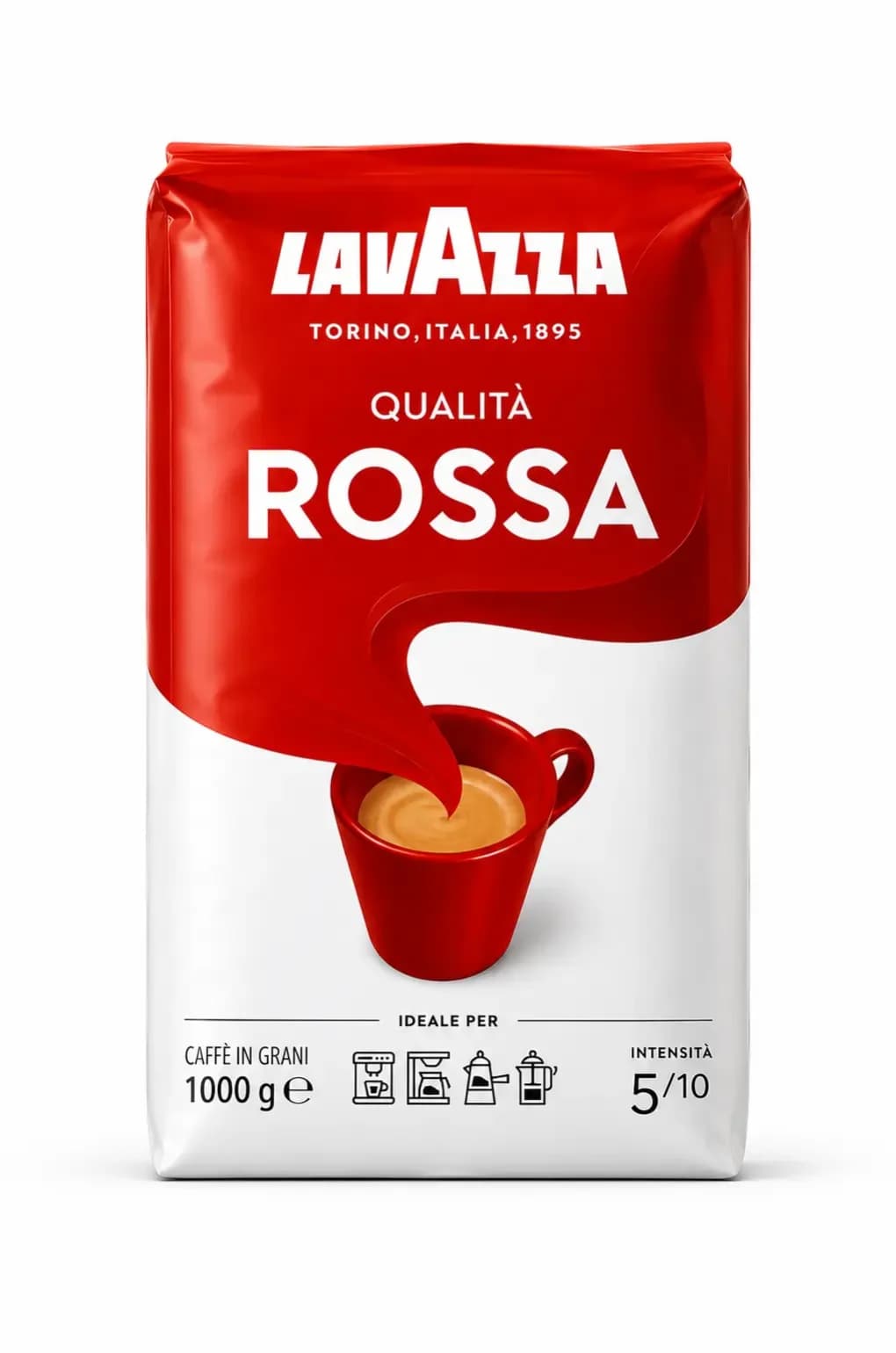 قهوه وارداتی لاوازا کوالیتا روسا یک کیلوگرم LAVAZZA QUALITA ROSSA