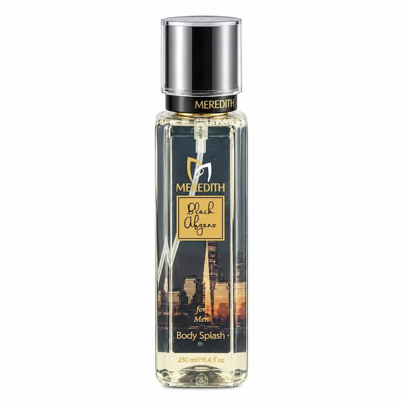 بادی اسپلش مردانه مردیت مدل Black Afgano حجم 250 میلی لیتر