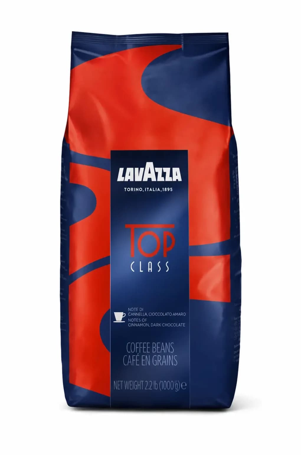 قهوه اسپرسو لاوازا تاپ کلاس یک کیلوگرم LAVAZZA TOP CLASS