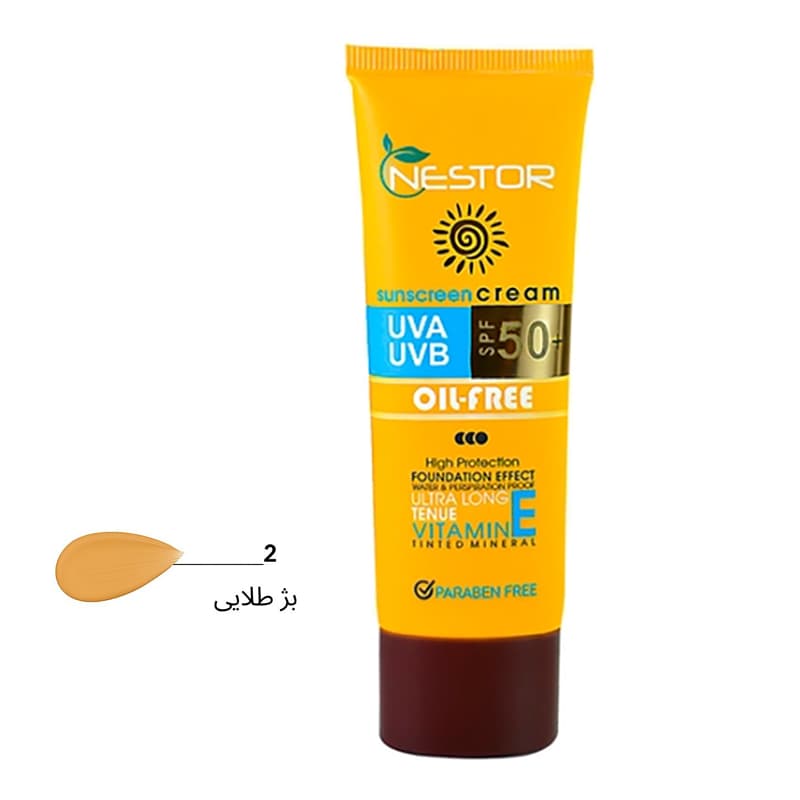 کرم ضد آفتاب نستور SPF50 مناسب پوست چرب حجم 50 میلی — تصویر ۶