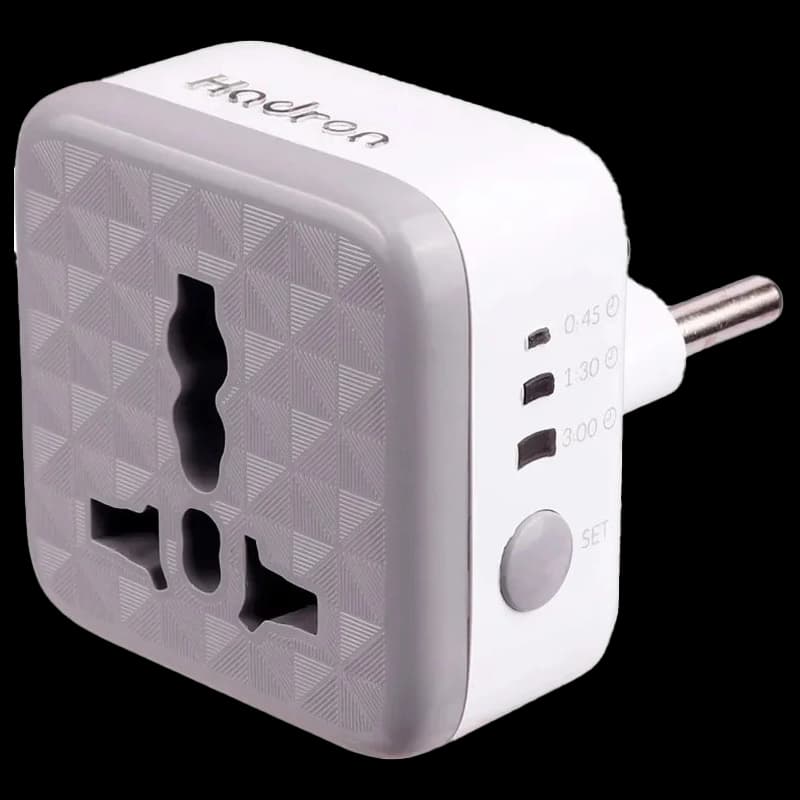 تبدیل 3 به 2 برق ژاپن پک شیشه ای تایمر دار HADRON
