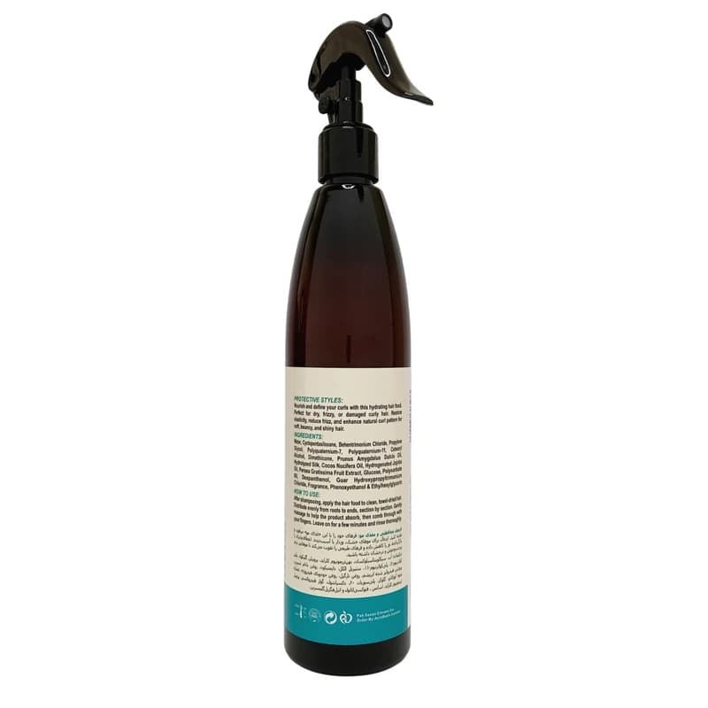 اسپری غذای مو کلینیک کیندی مدل CURLY مناسب موی فر و وزدار حجم ۴۰۰ میل — تصویر ۲