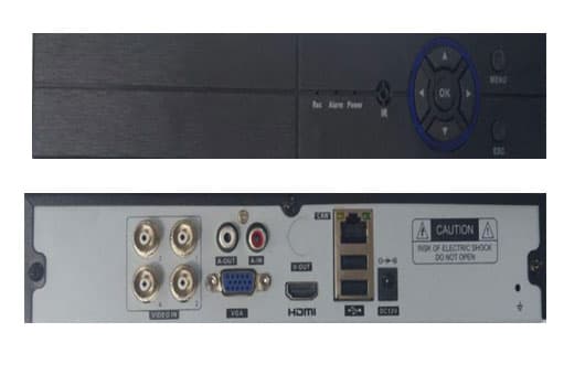 DVR چهار کانال پنج مگاپیکسل H265 مدل BH3904FE-1T
