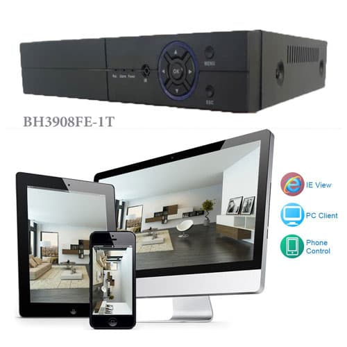 DVR هشت کانال پنج مگاپیکسل H265 مدل BH3908FE-1T — تصویر ۳
