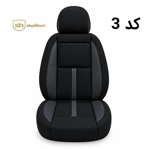 روکش صندلی چرم پژو 206 مدل فورد پلاس — تصویر ۴