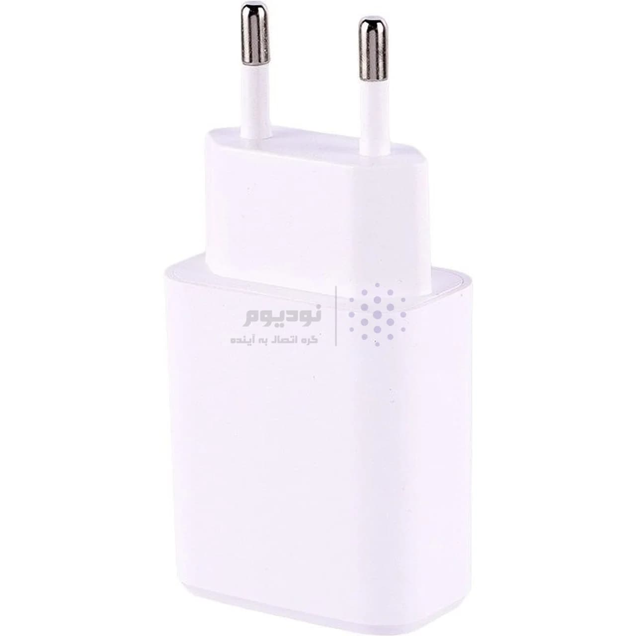 شارژر دیواری فست تک پورت Sky Dolphin مدل SC07T 12W به همراه کابل شارژ Type-C – سفید – TCO — تصویر ۷