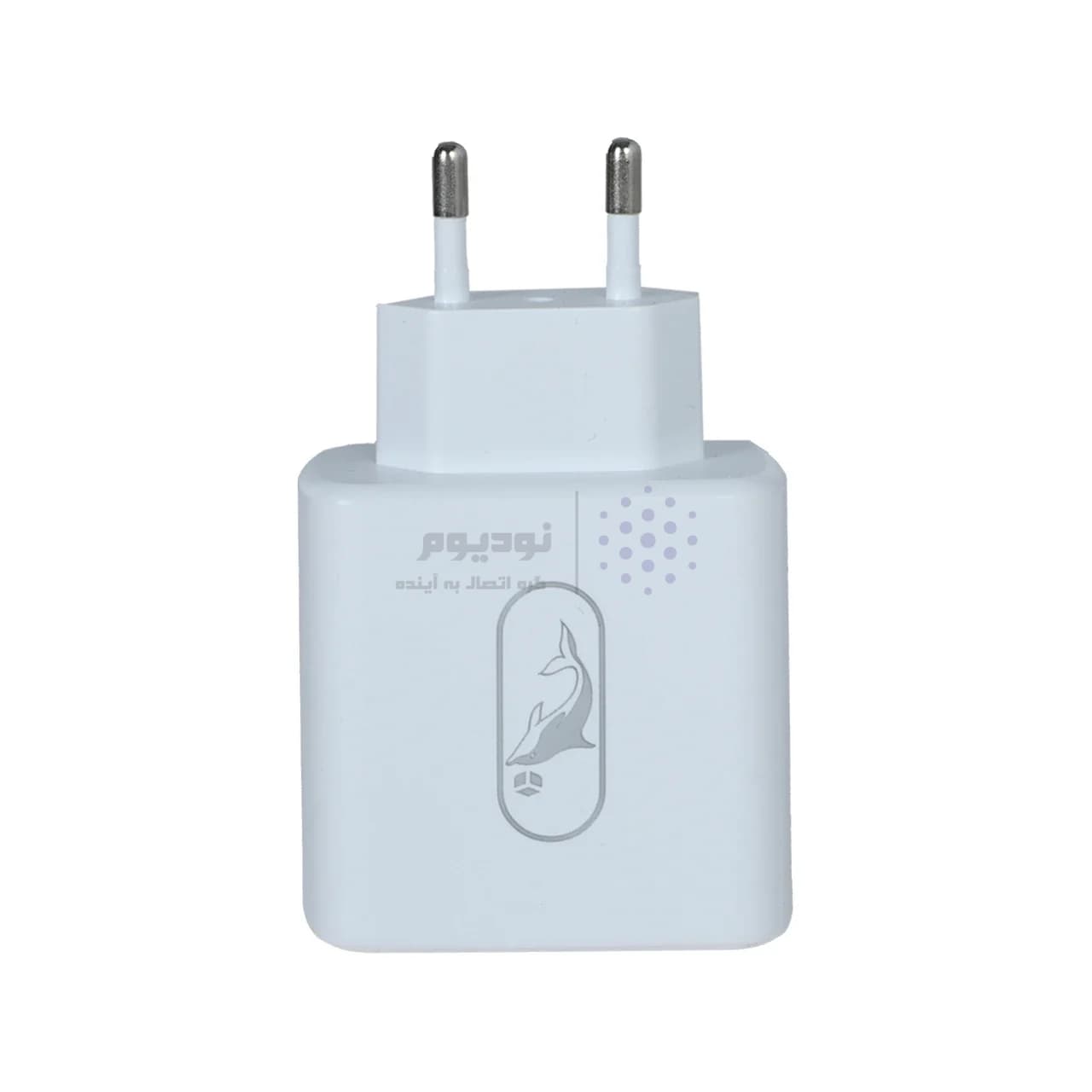 شارژر دیواری PD و فست تک پورت Sky Dolphin مدل SC16T 45W به همراه کابل شارژ Type-C To Type-C- سفید – TCO — تصویر ۵
