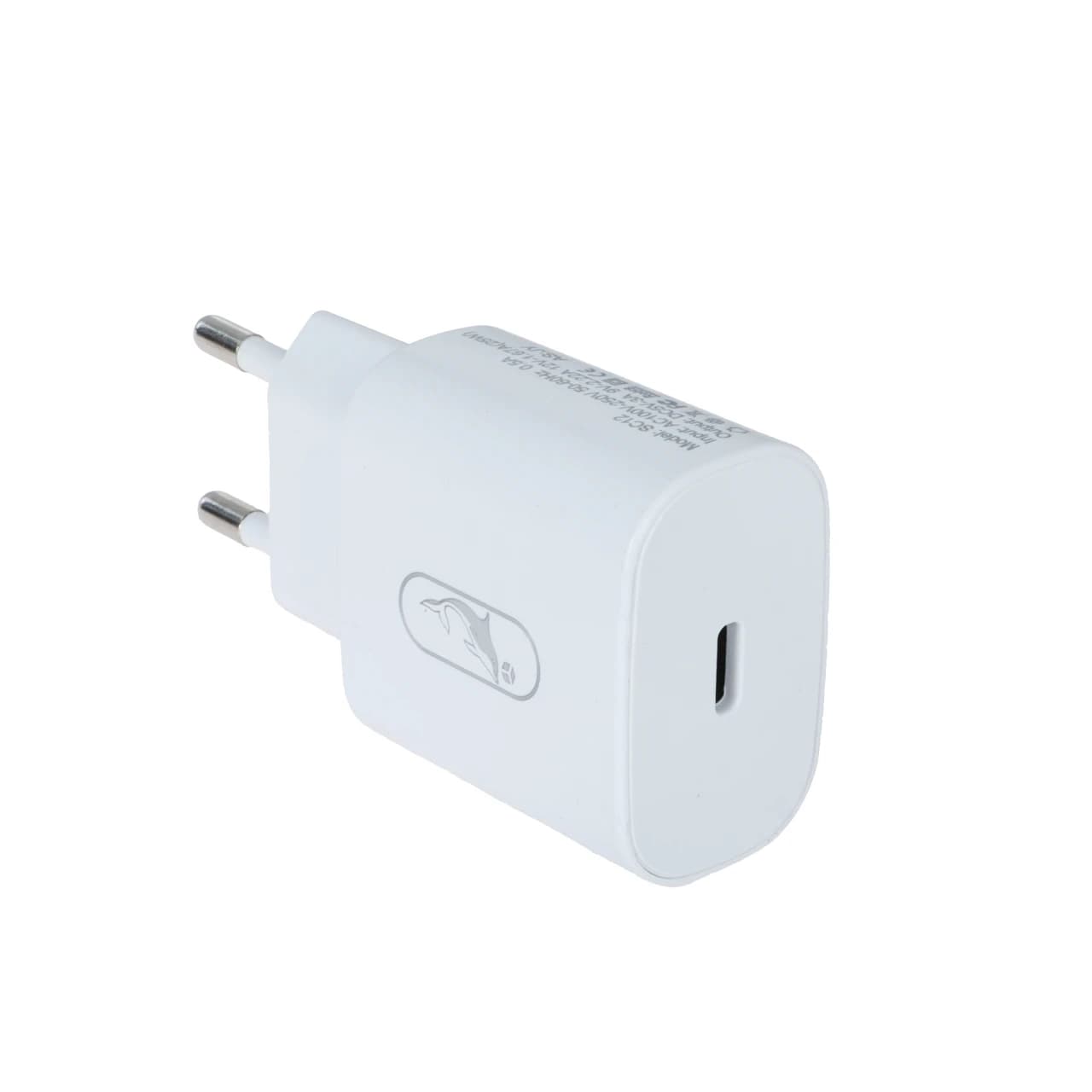 شارژر دیواری PD و فست تک پورت Sky Dolphin مدل SC12T 25W به همراه کابل شارژ Type-C To Type-C- سفید – TCO — تصویر ۳