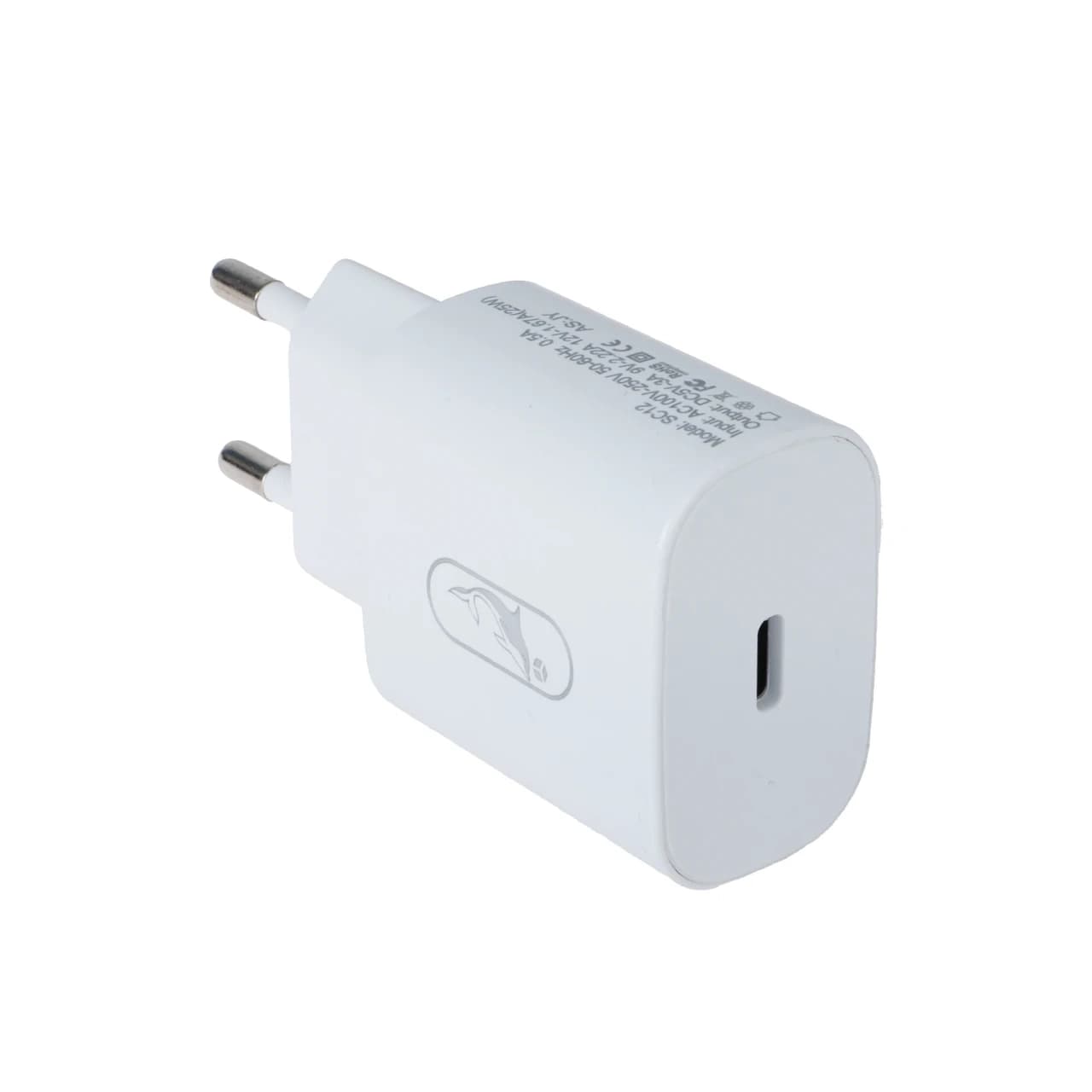 شارژر دیواری PD و فست تک پورت Sky Dolphin مدل SC12 25W – سفید – TCO — تصویر ۳