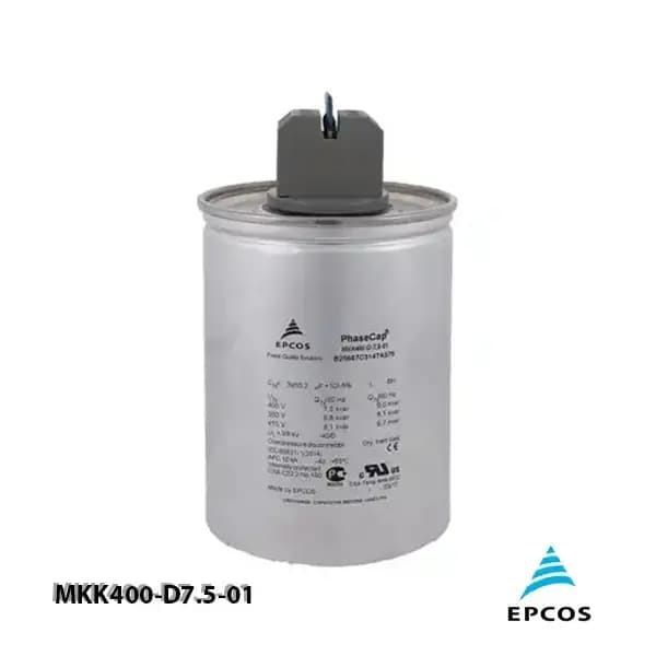 خازن 25.0 کیلووار گازی 400 ولت EPCOS کد MKK400-D-25.0-03 — تصویر ۶
