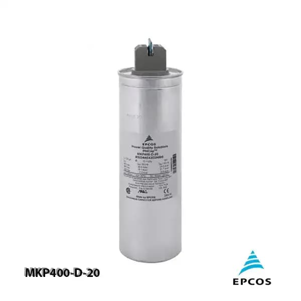 خازن 25.0 کیلووار رزینی 400 ولت EPCOS کد MKP400-D-25.0 — تصویر ۲