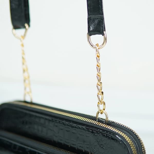 کیف مجلسی سه زیپ دسته زنجیر – 759-12 — تصویر ۵