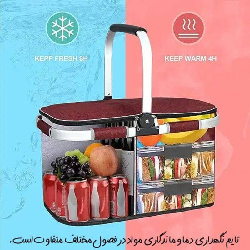 سبد پیک نیک دبلیو اس مدل ضدآب — تصویر ۴