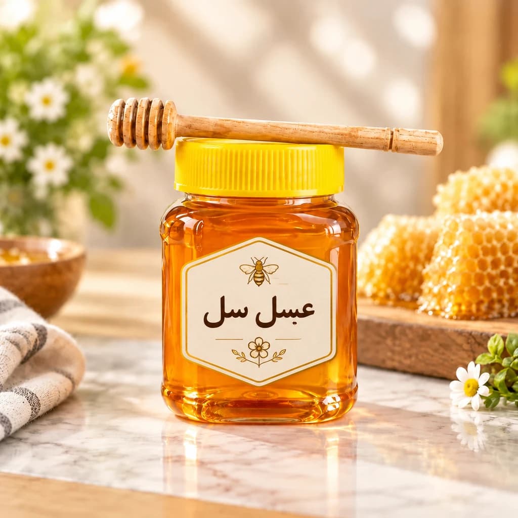 عسل طبیعی سبلان نیم کیلو