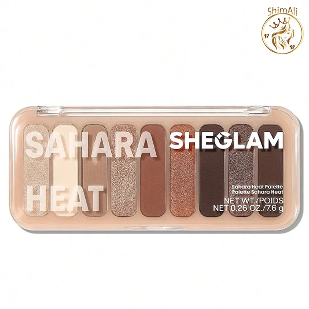 پالت سایه 9 رنگ SHEGLAM شیگلم SAHARA HEAT
