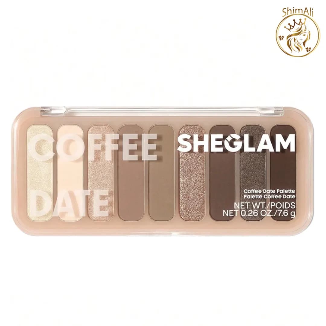 پالت سایه 9 رنگ SHEGLAM شیگلم Coffee Date