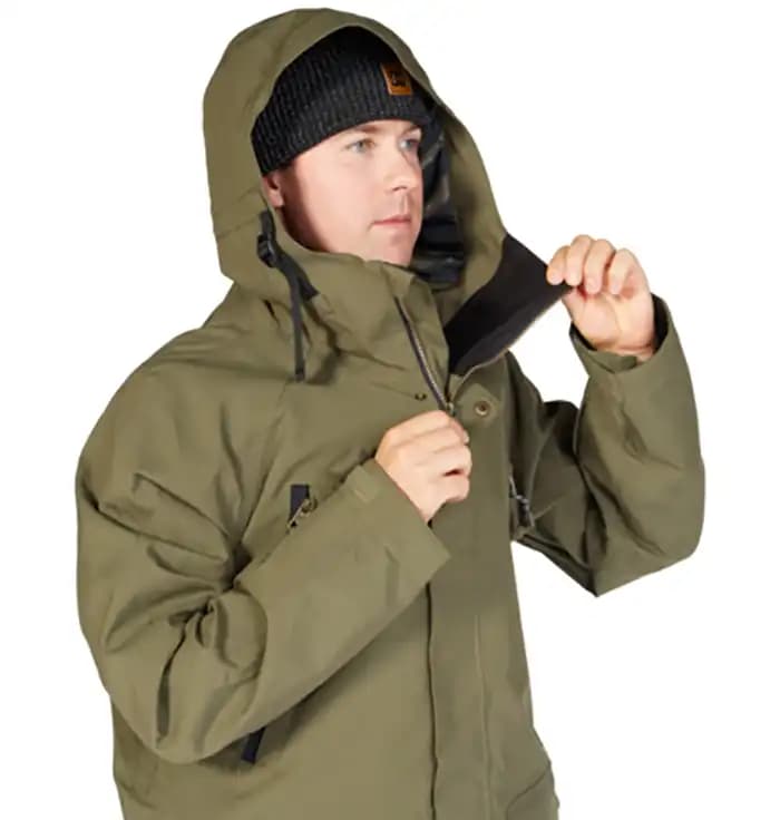 کاپشن اسنوبرد مردانه دی سی (DC) مدل Stealth Parka رنگ سبز — تصویر ۷