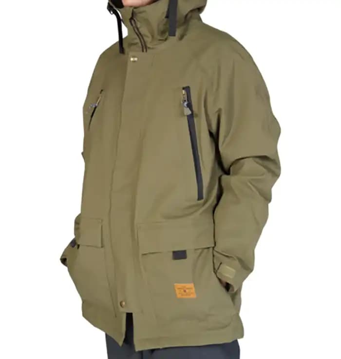 کاپشن اسنوبرد مردانه دی سی (DC) مدل Stealth Parka رنگ سبز — تصویر ۸