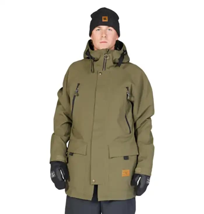 کاپشن اسنوبرد مردانه دی سی (DC) مدل Stealth Parka رنگ سبز
