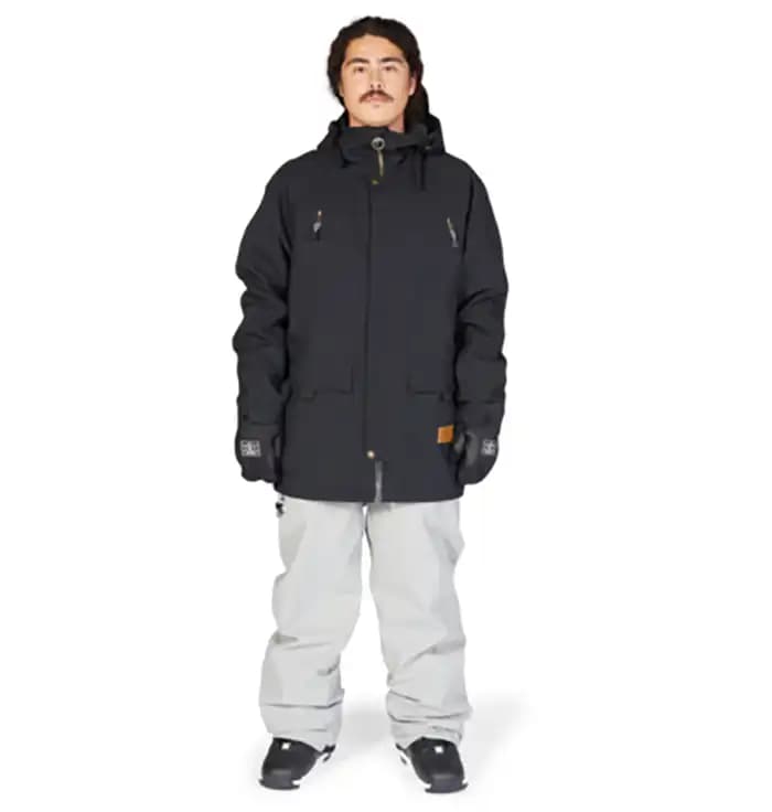 کاپشن اسنوبرد مردانه دی سی (DC) مدل Stealth Parka مشکی — تصویر ۸