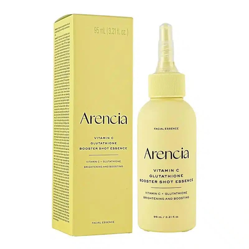 بوستر شات روشن کننده و ضدلک ویتامین سی و گلوتاتیون آرنسیا Arencia مدل Vitamin C Glutathione Booster Shot Essence (95 میل)