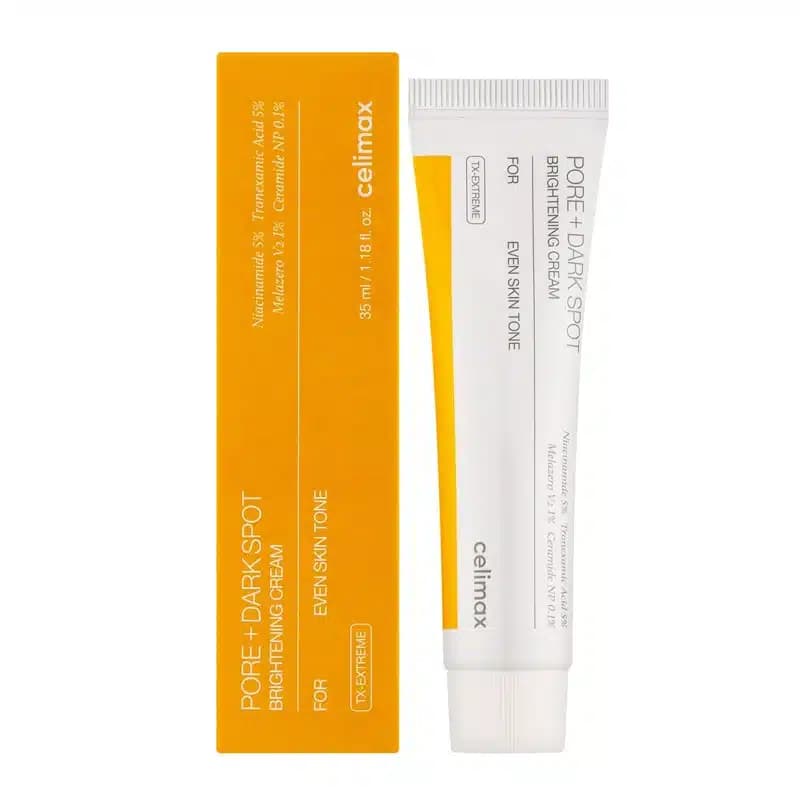 کرم روشن کننده و ضدلک صورت سلیمکس Celimax مدل Pore + Dark Spot Brightening Cream (35 میل)