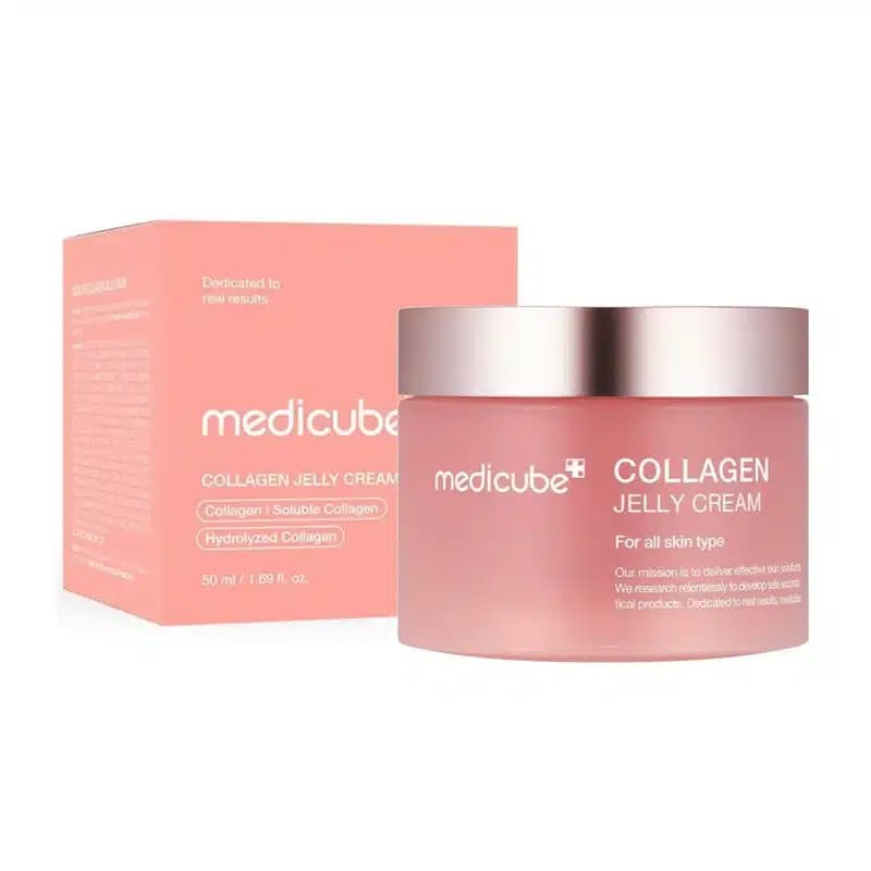 کرم ژل کلاژن و نیاسینامید مدی کیوب Medicube مدل Collagen Jelly Cream (110 میل)