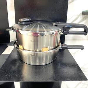 زودپز دوقلو فیسلر مدل FISSLER Vitavit Premium گنجایش 4 و 8 لیتر — تصویر ۵