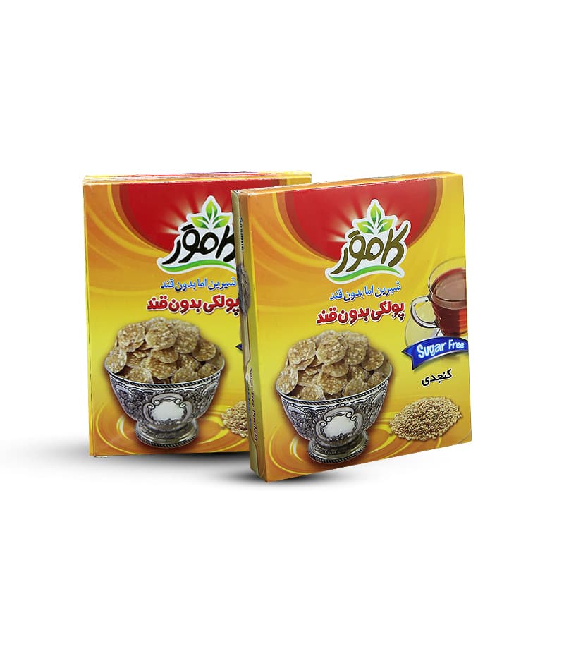 پولکی بدون قند کنجد