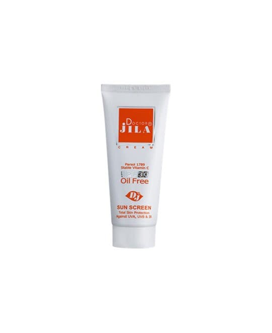 کرم ضد آفتاب فاقد چربی بی رنگ دکتر ژیلا +SPF30 حجم 65 گرم